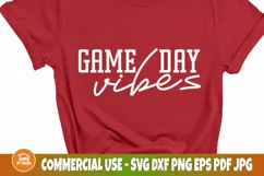 Game Day Vibes SVG Cut File, Baseball Svg, Sports Svg, Png Product Image 3