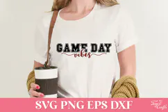 Game Day Vibes Football SVG Quote Product Image 4