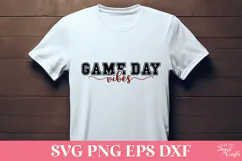 Game Day Vibes Football SVG Quote Product Image 5