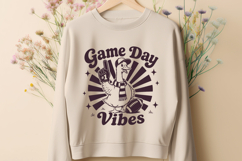 Game Day Vibes SVG, Football Goose PNG, Retro Sports Design Product Image 3