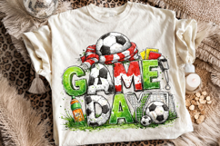 Retro Game Day Soccer PNG, Soccer Mama PNG, Soccer Clipart Product Image 1