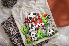 Retro Game Day Soccer PNG, Soccer Mama PNG, Soccer Clipart Product Image 2