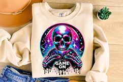 Game On PNG, Skeleton PNG, Gamer PNG, Gaming PNG, Skull PNG Product Image 3