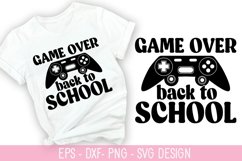 Game over back to school - Teacher SVG Design Product Image 1