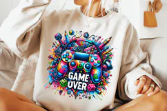 Game Controller PNG, Game Over PNG, Gamer PNG, Gaming PNG Product Image 2