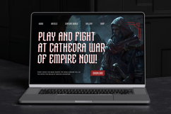 Gameback - Pixelate Blackletter Condensed / Tall Game Font Product Image 11