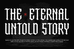 Gameback - Pixelate Blackletter Condensed / Tall Game Font Product Image 3