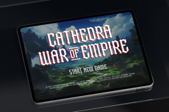 Gameback - Pixelate Blackletter Condensed / Tall Game Font Product Image 7