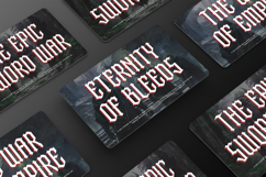 Gameback - Pixelate Blackletter Condensed / Tall Game Font Product Image 8