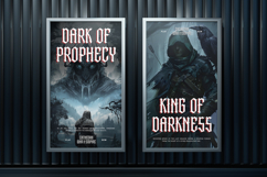 Gameback - Pixelate Blackletter Condensed / Tall Game Font Product Image 9