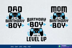 Gamer Birthday Svg | Birthday Boy, Dad, Mom Family Shirt Product Image 2