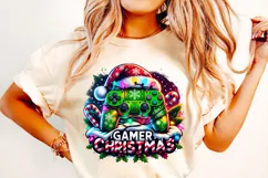 Gamer Christmas PNG, Game Controller PNG, Christmas PNG Product Image 3