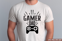 Gamer dad SVG, Happy Father&#039;s Day SVG Product Image 1