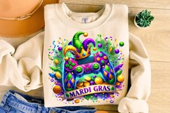 Gamer Mardi Gras PNG, Mardi Gras Gaming PNG, Game Controller Product Image 3