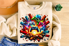 Game Controller PNG Sublimation, Gamer PNG, Gaming PNG