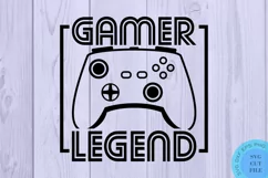Gaming Legend Svg Gamer Svg Gaming Svg Video Gamer SVG Product Image 2