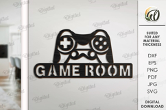 Gamer Wall Signs Bundle Laser Cut. Wall decor SVG Product Image 12