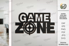 Gamer Wall Signs Bundle Laser Cut. Wall decor SVG Product Image 7