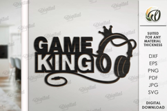 Gamer Wall Signs Bundle Laser Cut. Wall decor SVG Product Image 8