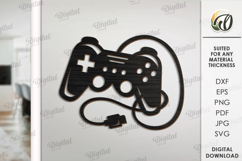 Gamer Wall Sign Laser Cut. Wall decor SVG Product Image 1