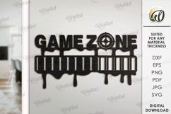 Gamer Wall Signs Bundle Laser Cut. Wall decor SVG Product Image 11