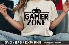 Gamer zone - Gaming SVG Design Product Image 1