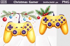 Gamer Christmas Clipart | Gamer Sublimation Product Image 1