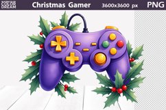 Gamer Christmas Clipart | Gamer Sublimation Product Image 1