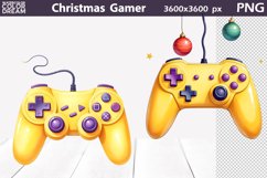 Gamer Christmas Clipart | Gamer Sublimation Product Image 1