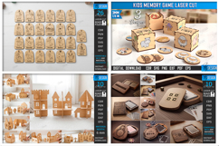Games and Toys Laser Cut Mega Bundle | Board Games | Puzzles Product Image 6
