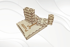 Pocket game, sliding puzzles, laser cutting SVG DXF design Product Image 2