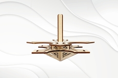 Gift Spin Toy Game Laser Cut Template, Antistress Toy Product Image 5
