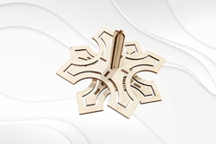 Gift Spin Toy Game Laser Cut Template, Antistress Toy Product Image 4