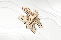 Gift Spin Toy Game Laser Cut Template, Antistress Toy Product Image 3