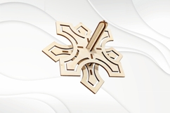 Gift Spin Toy Game Laser Cut Template, Antistress Toy Product Image 1