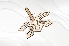 Gift Spin Toy Game Laser Cut Template, Antistress Toy Product Image 2