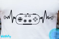 Gaming Heartbeat Svg Gamer Svg Gaming Svg Video Gamer SVG Product Image 1
