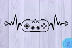 Gaming Heartbeat Svg Gamer Svg Gaming Svg Video Gamer SVG Product Image 2