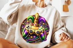 Gamer Mardi Gras PNG, Mardi Gras Gaming PNG, Game Controller Product Image 3