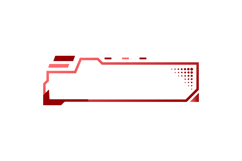 Gaming overlay border frame panel vector Product Image 1