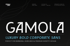 Gamola Luxury Bold Corporate Sans Serif Product Image 1