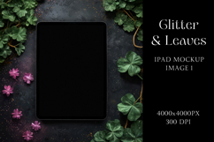 Glitter &amp; Leaves IPad Mockup 1 Product Image 1