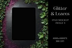 Glitter &amp; Leaves IPad Mockup 3 Product Image 1