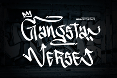 Gangsta Verse | Graffiti Font Product Image 1