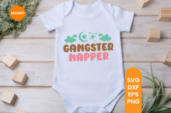 Gangster napper, funny baby svg quote Product Image 4
