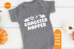 Gangster napper, funny baby svg quote Product Image 3