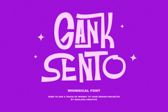Gank Sento Whimsical Font Product Image 1