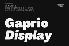 Gaprio Display a Bold Branding Sans Serif Product Image 1