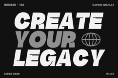 Gaprio Display a Bold Branding Sans Serif Product Image 11
