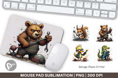 Mouse Pad Garage Chaos Critter Product Image 1